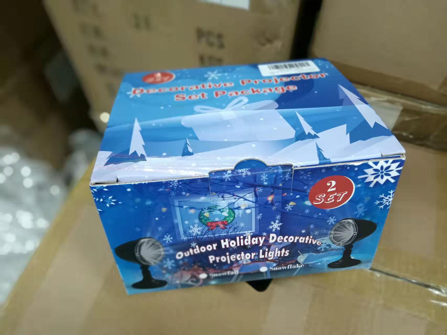 Christmas Snowflake Projector
